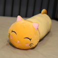 thumbnail image 1 of 25-100cm giant cute soft cat plush sleep pillow cushion kawaii white black brown cat soft plush toys kids children giftbrown close eyes50cm Deng Xun unisex, 1 of 2