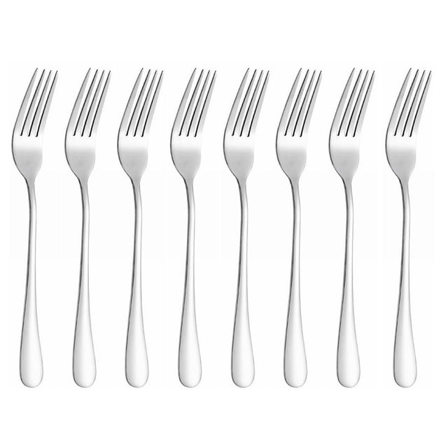 Halloween Kitchen Decor 8PCS Stainless Steel Fork Home Spaghetti Steak Fork 1010 Thickened Long Handle Dessert Fruit Fork Wire Chip Clips,Wide Chip Clips,Snack Small Sealing Clip,Reusable Chip Bag,L