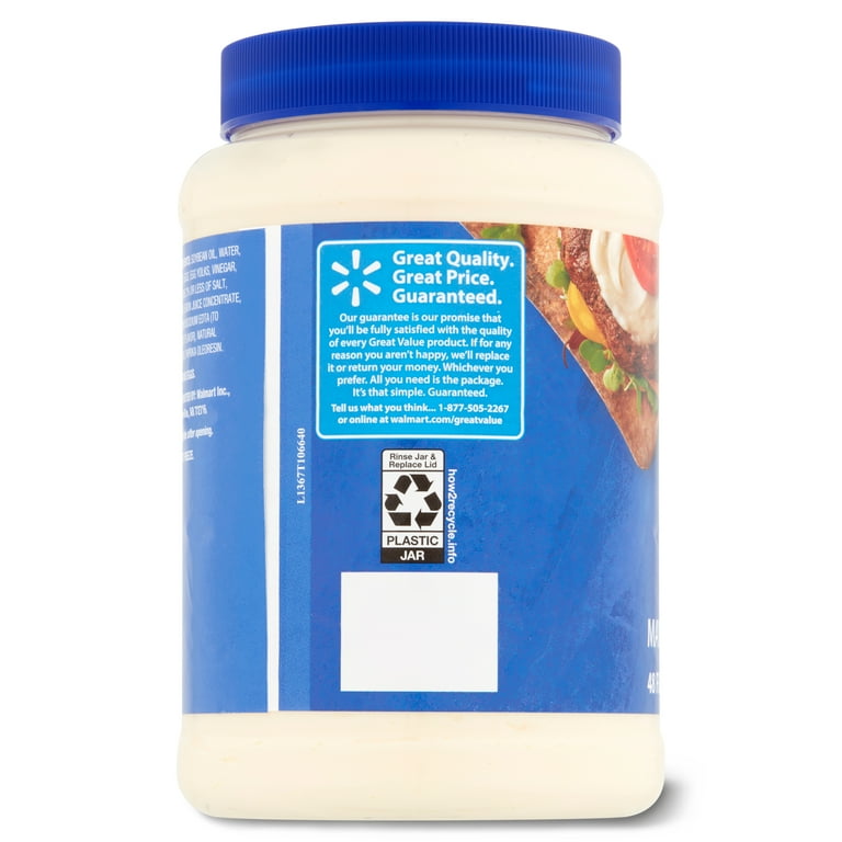 Great Value Mayonnaise, 48 fl oz