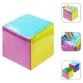 thumbnail image 1 of Large Soft Dice - 10CM Classroom Dice with Pockets for Teachers, Educational Learning Cubes for Math Reading Games, Set of 6 Colorful Soft Dice, 1 of 8