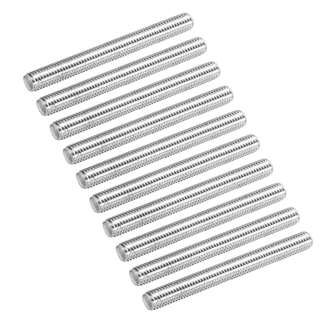 30Pack Fully Threaded Rod M8 x 70mm 1.25mm Thread Pitch 304 Stainless Steel Right Hand Threaded Rods Bar Studs