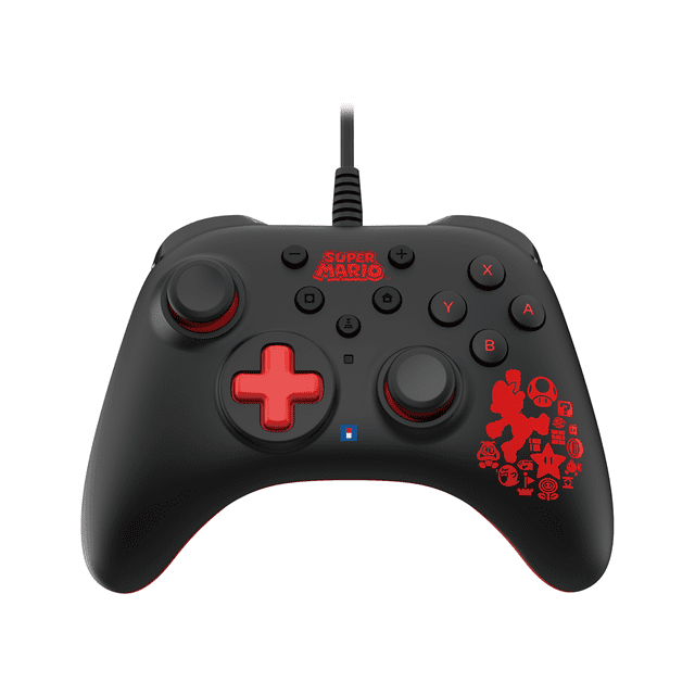 Control Alámbrico De Mario Turbo Hori negro
