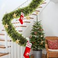 thumbnail image 6 of Guvpev 2Pcs Artificial Christmas Cedar Garland, 6FT Realistic Green Faux Greenery Garland for Indoor Outdoor Xmas Decorations, Winter Cedar Pine Needles Garland for Home, Mantel, Fireplace, Holiday, 6 of 7