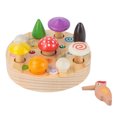 thumbnail image 1 of Pájaro Carpintero De Madera Que Captura Gusanos Juego Bebé Niños Juguetes Educativos Sunnimix Poderpecker Catch Gusano juego, 1 of 8