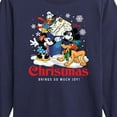 thumbnail image 3 of Disney - Mickey and Friends Christmas Brings So Much Joy - Toddler & Youth Long Sleeve Graphic T-Shirt, 3 of 5