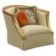 thumbnail image 5 of ACME 50837 Daesha Chair with 2 Pillows - Fabric & Antique Gold - 38 x 42 x 41 in., 5 of 5