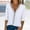 B_White, variant on 2024 Lace Plunge V Neck Three Quarter Seeves T Shirts Womens Tops Plus Size Loose Fit Casual Womens's Fashion Solid Blouse Tops White 8