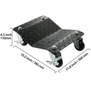 VEVOR Car Dolly Wheel 4 PCS 6000lb Steel Tire Dolly Heavy Duty Skate Auto Repair Dolly Each for 1500lb
