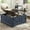 Blue, variant on ANPOO 36" Movable Lift Top Coffee Table with Storage & Power Outlets, Farmhouse Square Coffee Table w/Wheels & Large Hidden Space, Wooden Center Table for Living Room(Black/36")