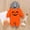 Orange, variant on Herrnalise Newborn Baby Boys Girls Halloween Pumpkin Striped Hoodie Romper Jumpsuits Sales !