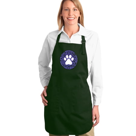 LA Pop Art Full Length Word Art Apron - Gandhi s Quote on Animal Treatment