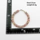 thumbnail image 3 of Juego de 6 pares de Pendientes de aro de cristal de colores para mujer Yashi color 17, 3 of 5