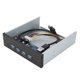 thumbnail image 5 of M Buder Panel Frontal USB 3.0 Hub de 4 Puertos PCI-E a 4 Interfaces USB 3.0 Aleación de Aluminio (15.4 cm / 6 inches), 5 of 9