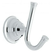 Palladium Double Robe Hook in Polished Chrome