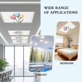 thumbnail image 6 of 3 Pack Tulips Fluorescent Light Covers for Ceiling Lights Colorful Floral Abstract Flowers Spring Summer Magnetic Ceiling Light Covers Overhead Light Filters for Office Classroom Home, 6 of 9