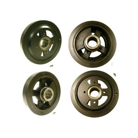 Engine Harmonic Balancer - Compatible with 1995 - 1999 GMC C1500 Suburban 6.5L V8 1996 1997 1998