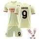 thumbnail image 1 of 26Yellow 9B2022 Conjunto de uniformes de fútbol para hombres y mujeres 11 # Ibrahimovic 9 # Giroud Entrenamiento deportivo para niños Camisetas de fútbol amarillas con calcetín para niños y niñas esquí esquí Gafas de esquí, 1 of 1