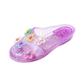 thumbnail image 3 of HAJWOH Women's Flower Jelly Sandals Summer Beach Slippers Colorful Floral PVC Slides Waterproof Non-Slip Flat Shoes for Outdoor Indoor, 3 of 6