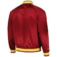 thumbnail image 3 of Men's Mitchell & Ness Wine Cleveland Cavaliers Hardwood Classics  Throwback Wordmark Raglan Full-Snap Jacket, 3 of 3