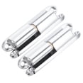 thumbnail image 2 of Shisuyan Hinges for Cabinet Doors Metal Hinges Silver 2Pcs 3.1X0.9In, 2 of 8
