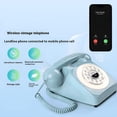 thumbnail image 2 of GJX Retro Bluetooth Landline Phone-Cordless Vintage Home Phone with Speakerphone,Easy Setup for Elderly And Home Office,Classic Style for House And Desk（Beige）, 2 of 7