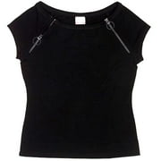 No Boundaries - Juniors Double Zip Top