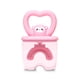 thumbnail image 3 of Cepillo de dientes Silicona Silicona Historia Handy Forma de animales Sin Oloros Niños Chicas Cepillo Diente Inodoro interior Dientes Herramienta de limpieza con tapa 7-14 Edad Pink kenally CE011413-05, 3 of 7