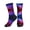 2 Black-2, variant on Athletic Socks Galaxy Print Sport Running Calf Socks Crew Socks for Men Women