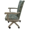 thumbnail image 2 of Pemberly Row Swivel Wood Dining Caster Chair 400 on Wheels in Poet Sky Blue, 2 of 3