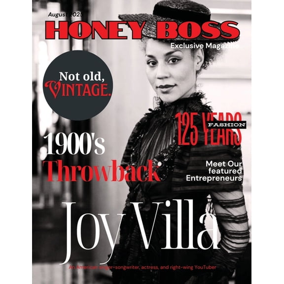 August Honey Boss Lux Magazine Vintage Issue, (Paperback)