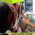 thumbnail image 6 of Cynamed Professional Razor Edge Series Barber Hair Cutting Scissors -Stainless Steel Salon Scissors - Overall Length - Fine Adjustment - Premium Shears for Hair Cutting, 6 of 7