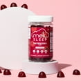 thumbnail image 3 of MELO Raspberry Sleep Gummies – 60 ct, 2 mg Melatonin per Gummy (4 mg per Serving) – Low Sugar, Gluten-Free, Soy-Free Sleep Aid with Lemon Balm, 30 Servings, 3 of 6