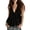 Black, variant on Women's Summer Tops Elegant V Neck Sleeveless Tank Top Blouse For Spring Casual