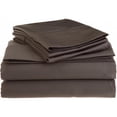 thumbnail image 1 of Egyptian Cotton 1200 Thread Count Solid Sheet Set  California King-Charcoal, 1 of 4