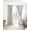White, variant on Flowers Birds Blackout Curtains 84 Inches Long for Bedroom, Country Retro Botanical Floral Branches Thermal Insulated Room Darkening Black Out Window Curtain Panels Grommet Drapes for Living Room