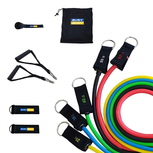 Kit 5 Ligas de Resistencia Tayga Busy Body Tube