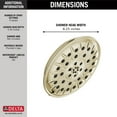 thumbnail image 2 of Delta Universal Showering Components: UltraSoak™ 4-Setting Shower Head, 2 of 2
