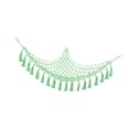 thumbnail image 2 of Stuffed Animal Storage Net, Space Saving Durable Toys Storage Hammock Cotton Rope  For Bedroom Fruit Green, 2 of 8