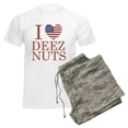 thumbnail image 6 of CafePress - I Love Deez Nuts Men's Light Pajamas - Men's Light Loose Fit Cotton Pajama Set, 6 of 7