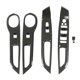 thumbnail image 1 of Window Lift Panel Cover Trim Carbon Fiber Style Decoration Replacement for Hyundai Santa Cruz 2022 and Later, 1 of 5