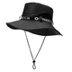 thumbnail image 1 of Sombrero para el sol, impermeable, de ala ancha, con protección UV, para pesca, senderismo, jardín y playa, 1 of 5