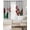 Gray, variant on Blue Snowman Christmas Blackout Curtains for Bedroom, Thermal Insulated Window Treatment, Xmas Tree Snowflake Elk Winter Grommet Top Blackout Draperies and Drapes for Basement 27.5"x39" 2 Panels