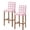 Pink, variant on Pink Plaid Bar Stool Covers Set of 2, Spring Farmhouse Buffalo Checkered Stretch Washable Bar Chair Covers with Backs, Removable Pub Counter Height Chair Cover for Kitchen Dining Room Cafe
