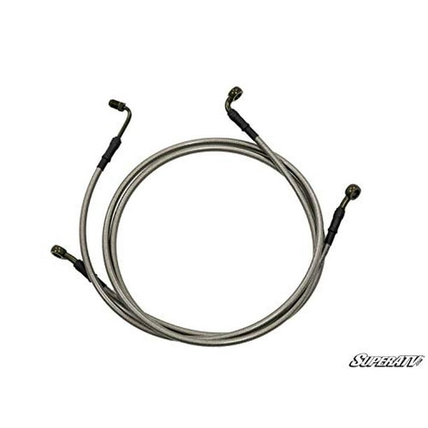 SuperATV Polaris Extended Front/Rear Brake Lines for Polaris RZR 800