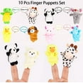 thumbnail image 3 of Set de títeres con dedos Miaopen Soft Peluch Animals para niños, 10 unidades, 3 of 5