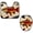 Multicolor 1, variant on PhooArto Toilet Lid Cover and U-Shaped Toilet Floor Mat Set of 2 Pieces, Colorful Mosaic Pattern Toilet Mat Set, Machine Washable Seat Covers Non-Slip Absorbent Rugs
