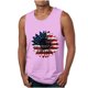 thumbnail image 1 of Tanques para Hombre para el Verano Solto Chaleco Impresión Deportivo Cuello Redondo, Casual, 1 of 3