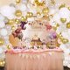 thumbnail image 4 of Kit de arco y guirnalda de globos para bricolaje, juego de decoración de globos de fiesta de 138 piezas, confeti dorado, globos plateados, blancos y transparentes para despedida de soltera y Baby, 4 of 5