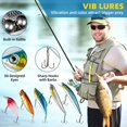 thumbnail image 2 of LNGOOR Boîte à Pêche Attractifs Leurres pour Bar Truite 302 Unités, 2 of 7