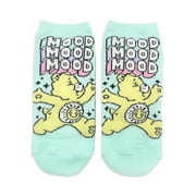 Care Bears Womens Print No Show Socks, 1-Pack, Shoe Size 4-10